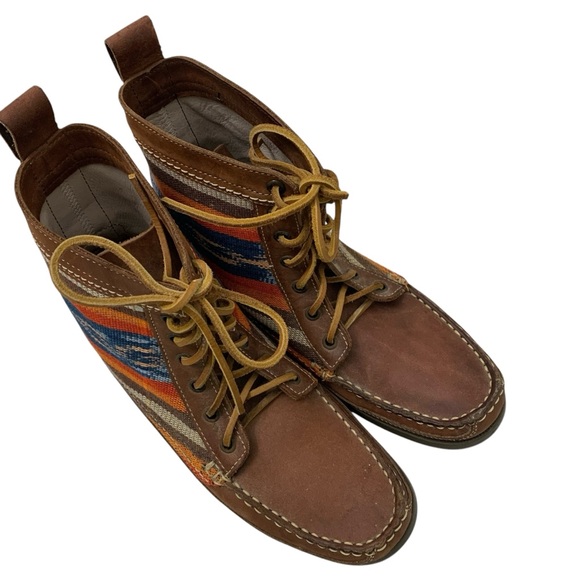 Steven by Steve Madden Samosa Leather Moccasin Boot, Tribal, Rodeo, Aztec Sz 9.5 - Picture 5 of 9